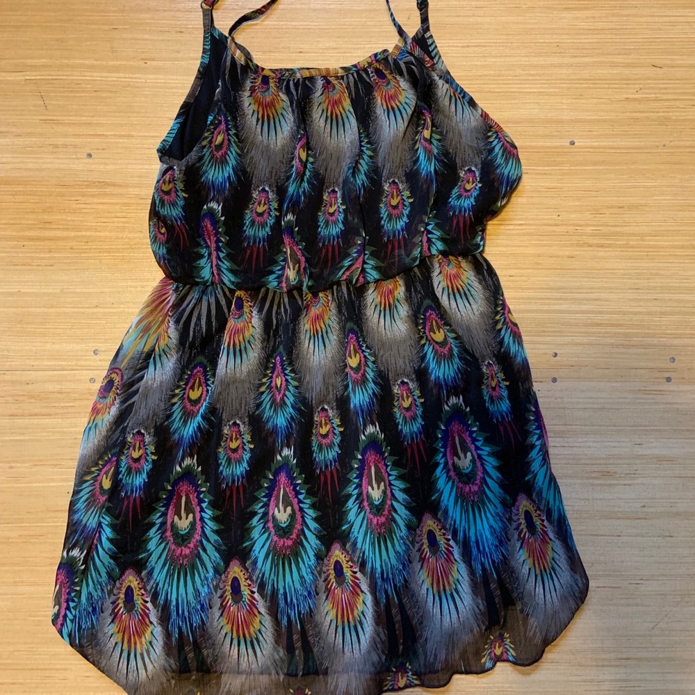Peacock sun dress
